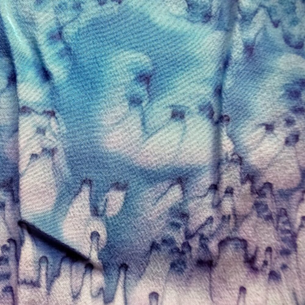 Shades of Blue Running Into Each Other